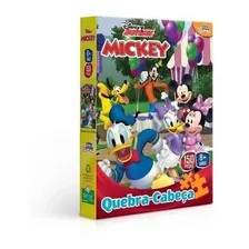 Novo Papel Quebra Cabeças Da Turma Do Mickey 150 Peças 8002