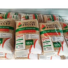 Pellet Madera Premium Saco 15 Kg Tricon 