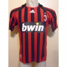 Camiseta Milan Italia 2007 2008 Ronaldo #99 Brasil T. S - M
