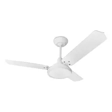 Ventilador De Teto Lorensid Lumi Led Branco C/ Pás Brancas