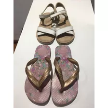 Lote Ojotas Havaianas Talle 29 Y Sandalias Mimo Talle 29