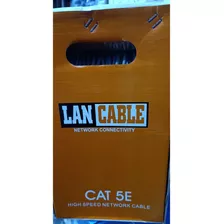 Cable De Red Lancable Cat 5e Interior Blanco Caja 305 Metros