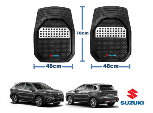 Tapetes 4 Piezas Charola 3d Logo Suzuki S-cross 2023 A 2024 Foto 2