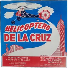 Juguete Helicóptero De La Cruz Para Niños Diversión Color El Color Puede Variar. Personaje No Aplica