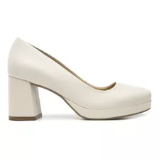 Zapatillas Y Tacones Flexi Para Mujer Estilo 127201 Beige