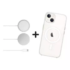 Cargador Magentico Qi + Funda Magnetica Para iPhone 13