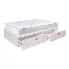 Cama 1 Plaza Con Cajones En Melaminico Garantia 5 Años