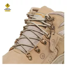 Bota Coturno Arizon Max Master Boots Em Couro Com C.a