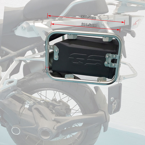 Soporte Caja Herramientas Moto Bmw R1200gs Lc.adventure 20 Foto 3