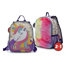 Mochila Unicornio Reversible Jardín Phi Phi Toys Bags 12p 102006