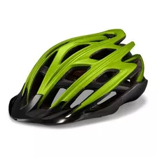 Capacete Cannondale Cypher Verde Com A Viseira Preta Xl/l