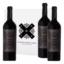 Estuche Vino Mosquita Muerta Black Malbec 3 X 750cc