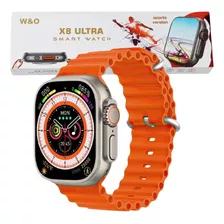 Smartwatch X8 Ultra Serie 8 Nfc 49mm Chamadas Android E Ios