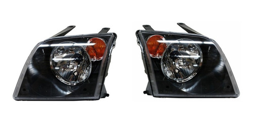 Par Juego Faros Ford Ecosport 2004 - 2005 C/cuarto Ambar Bsj Foto 4