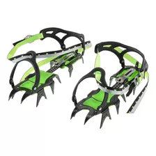 Crampones Hielo Pinz Para Escalada, Acero Manganeso, 14 Punt