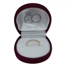 Anillo Cintillo En Oro Italiano 18kilates 