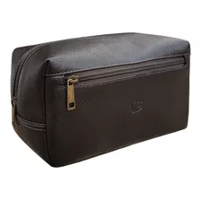 Necessaire Masculina Couro Luxo Organizador Mala Viagem