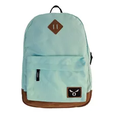 Mochila Suede Mint Colors Moose Escolar, Color Menta