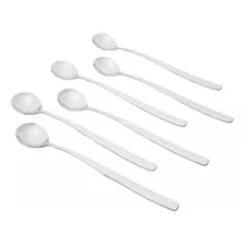 Set 6 Cucharas Para Helados Acero Inoxidable 20 Cm