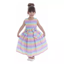 Vestido Infantil Pop It Candy Colors