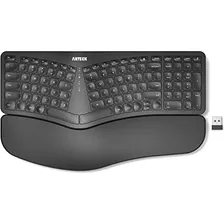 Arteck Teclado Ergonómico Dividido Con Reposamuñecas Y 2.4g