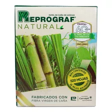 Papel Carta Reciclado Paquete Con 520 Hojas 72g Ecologico Color Marrón Claro