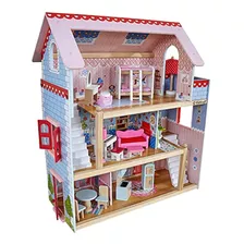 Kidkraft Chelsea Doll Cottage Casa De Muñecas De Madera Con 