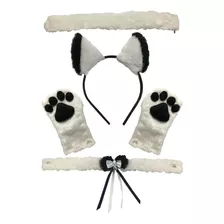 Kit Gatinho 4 Peças Branca E Preta