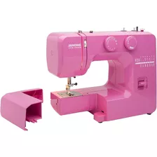 Máquina De Coser Janome Domestica, Recta, 15 Puntadas, Rosa