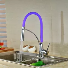 Torneira Cozinha Gourmet Monocomando Flexível Silicone