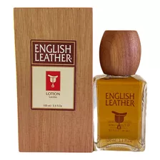 Loción English Leather Estuche Madera Vintage 100ml Splash