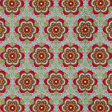 Tecido Tricoline Patchwork Mandala 1,50m X 0,50m - Wp