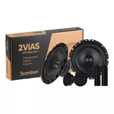 Parlantes Componentes Bomber 2 Vias + Kit Tweeter 120 W Rms