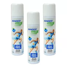 Spray Frío Mentolado - Aerosol Golpes Bander Green - Pack X3