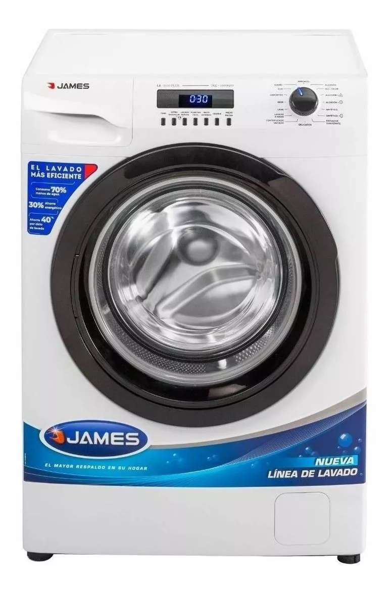 Lavarropas Automático James Lr 7100 Plus Blanco 7kg 220 v - 230 v