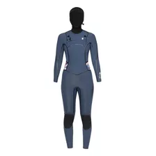 Traje De Agua G5 Mujer Stoked 5/4/3 Removable Hood Gris