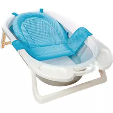 Rede Proteção Banheira Apoio Segurança Banho Bebê Buba Azul