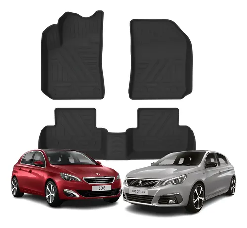 Cubre Pisos Calce Perfecto Peugeot 308 - 3 Piezas