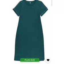 Vestido Mídi Em Meia Malha Plus Size