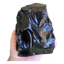 Obsidiana Negra Bruta: Pedra Alta Proteção