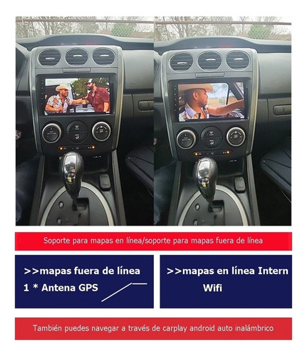 Radio Estreo Android Automtica Para Mazda Cx-7 Cx7 Cx 7 20 Foto 2