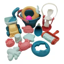 Set De Juguetes De Playa Y Baño Para Niños 16 Pcs