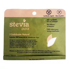 Stevia Pura - Natural En Polvo Rinde 200 Tazas (sobre)