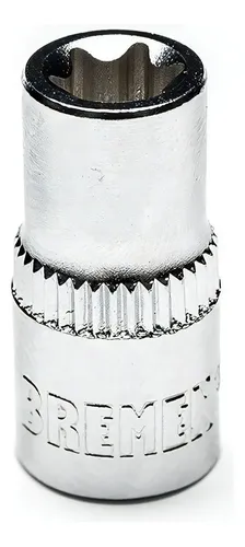 Tubo Torx Enc 1/4 Hembra E8 Bremen 5012 Gris