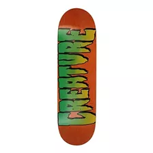 Creature Skateboard Deck Logo Stumps Orange 8.80'' X 31.95''