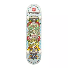 Punisher Skateboards Day Of The Dead - Patín (31,5 Pulgadas,