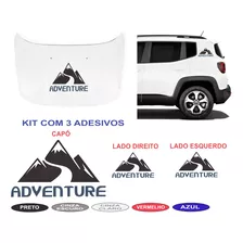 Kit Adesivos Jeep Renegade Lateral E Capo E Brinde Paralamas