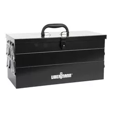 Caja Herramientas Metálica Ubermann, 5 Bandejas, Negra