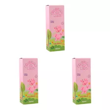 Kit Com 3 Deo Colônia Perfume Cheirinho De Bebê Rosa 750ml