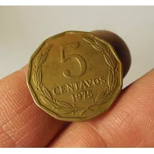 Moneda 5 Centavos. Chile, 1975.